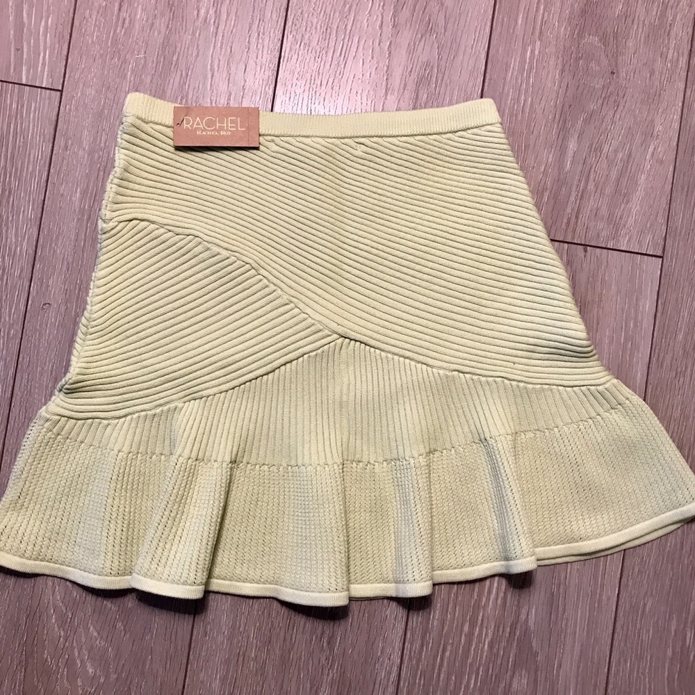 Rachel Roy ribbed knit mini skirt